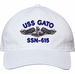 USS Gato SSN-615 with Dolphins Unstructured Dad Cap