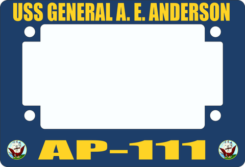 USS General A. E. Anderson AP-111 Motorcycle Frame