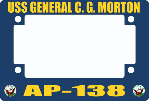 USS General C. G. Morton AP-138 Motorcycle Frame