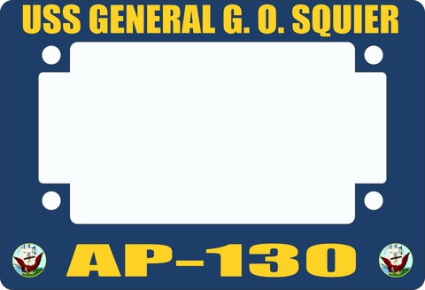 USS General G. O. Squier AP-130 Motorcycle Frame
