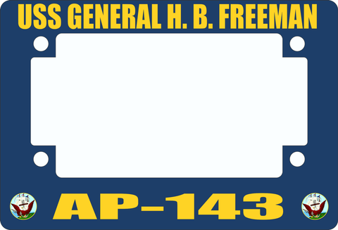 USS General H. B. Freeman AP-143 Motorcycle Frame