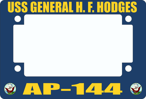 USS General H. F. Hodges AP-144 Motorcycle Frame