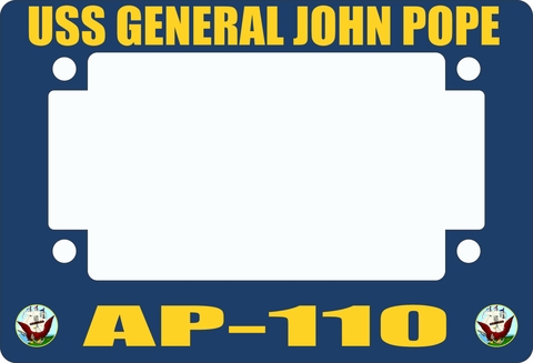 USS General John Pope AP-110 Motorcycle Frame