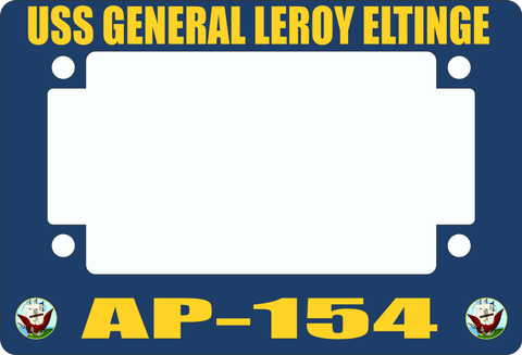 USS General LeRoy Eltinge AP-154 Motorcycle Frame