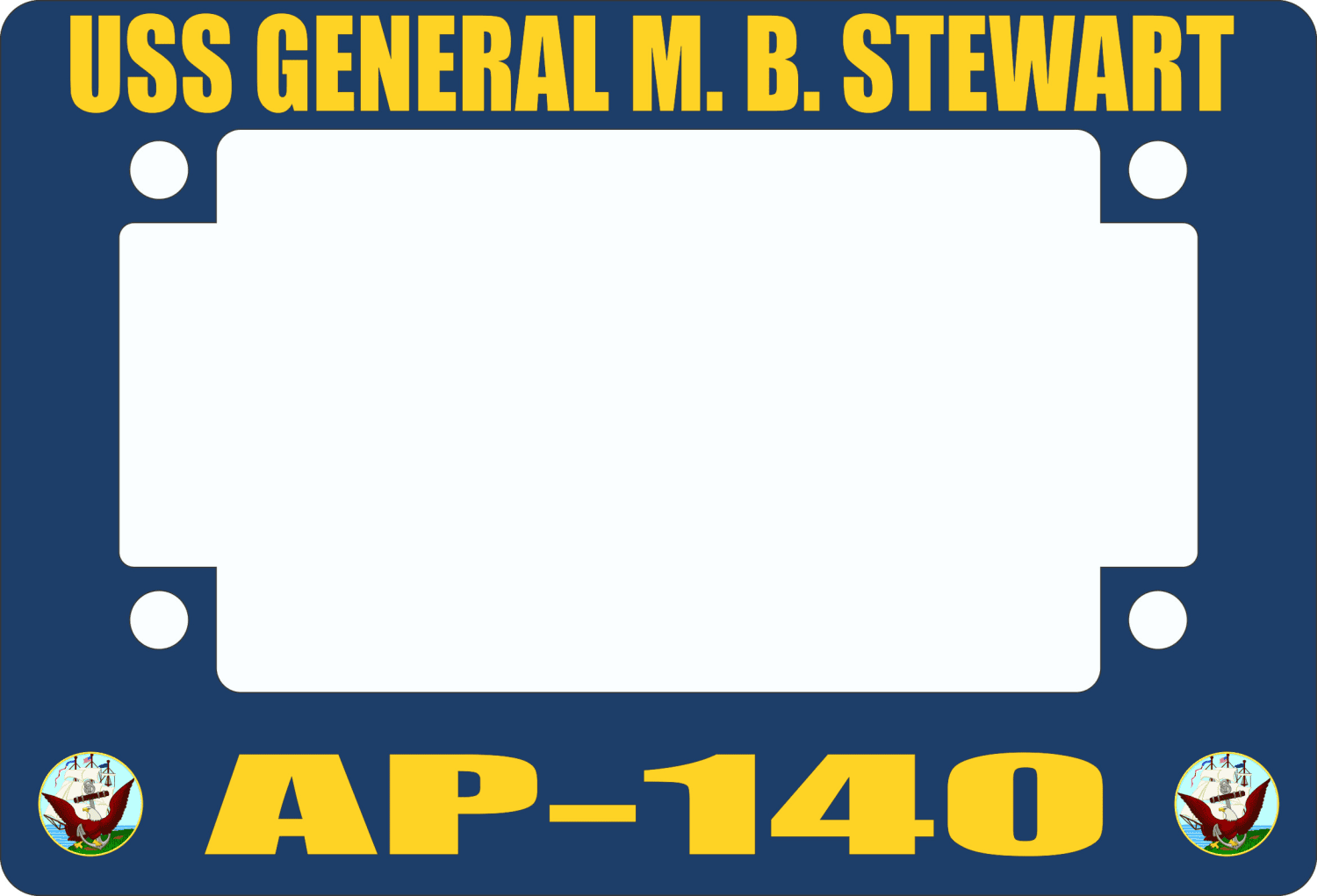 USS General M. B. Stewart AP140 Motorcycle Frame