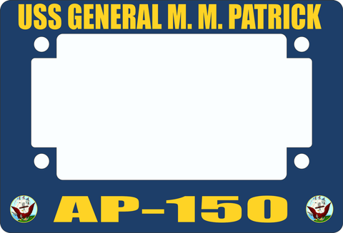 USS General M. M. Patrick AP-150 Motorcycle Frame