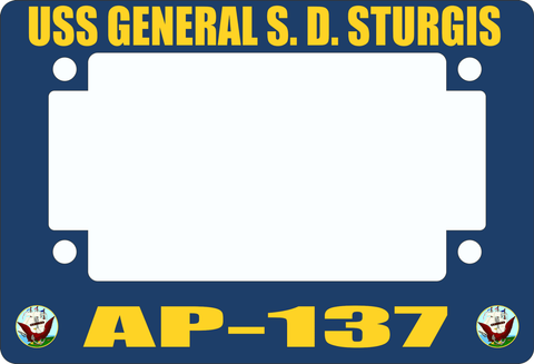 USS General S. D. Sturgis AP-137 Motorcycle Frame