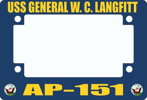 USS General W. C. Langfitt AP-151 Motorcycle Frame