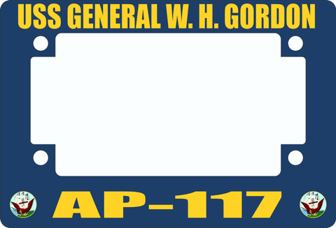 USS General W. H. Gordon AP-117 Motorcycle Frame