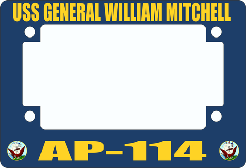 USS General William Mitchell AP-114 Motorcycle Frame