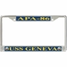 USS Geneva APA-86 License Plate Frame