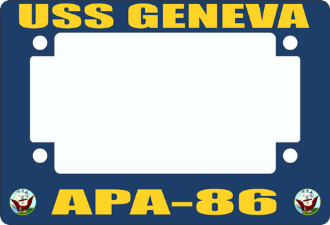 USS Geneva APA-86 Motorcycle Frame