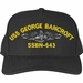 USS George Bancroft SSBN-643 Custom Embroidered Cap