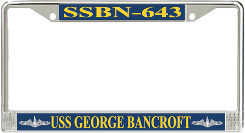 USS George Bancroft SSBN-643 License Plate Frame