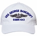 USS George Bancroft SSBN-643 with Dolphins Unstructured Dad Cap