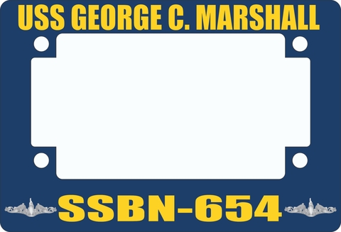USS George C. Marshall SSBN-654 Motorcycle Frame