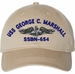 USS George C Marshall SSBN-654 with Dolphins Unstructured Dad Cap