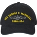 USS George C Marshall SSBN-654 with Dolphins Unstructured Dad Cap