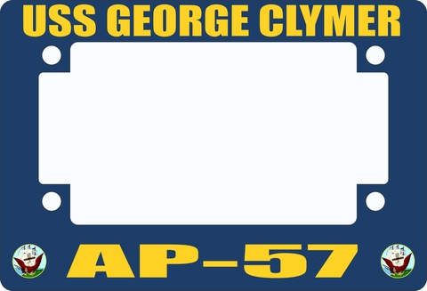 USS George Clymer AP-57 Motorcycle Frame