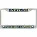 USS George E. Badger APD-33 License Plate Frame