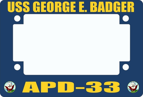 USS George E. Badger APD-33 Motorcycle Frame