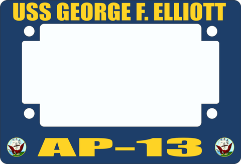 USS George F. Elliott AP-13 Motorcycle Frame