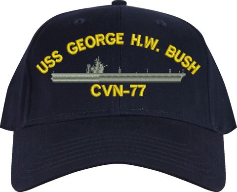 USS George H.W. Bush CVN-77 Imported Cap