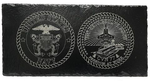 USS George W. Bush CVN-77 Officer Plaque