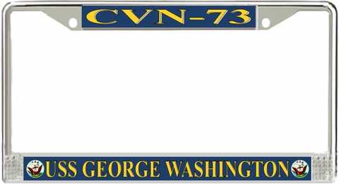 USS George Washington CVN-73 License Plate Frame