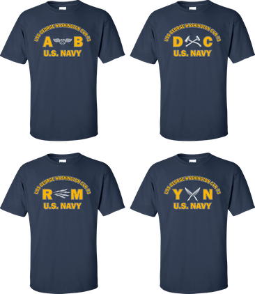 USS GEORGE WASHINGTON CVN-73 Rates Apparel