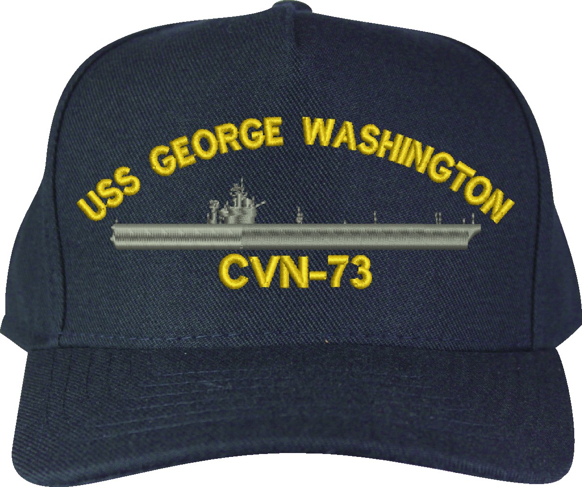USS ジョージワシントン　USN USNAVY 識別帽子　cvn73 USS ジョージワシントン USN USNAVY 識別帽子 cvn73 2 - メルカリ