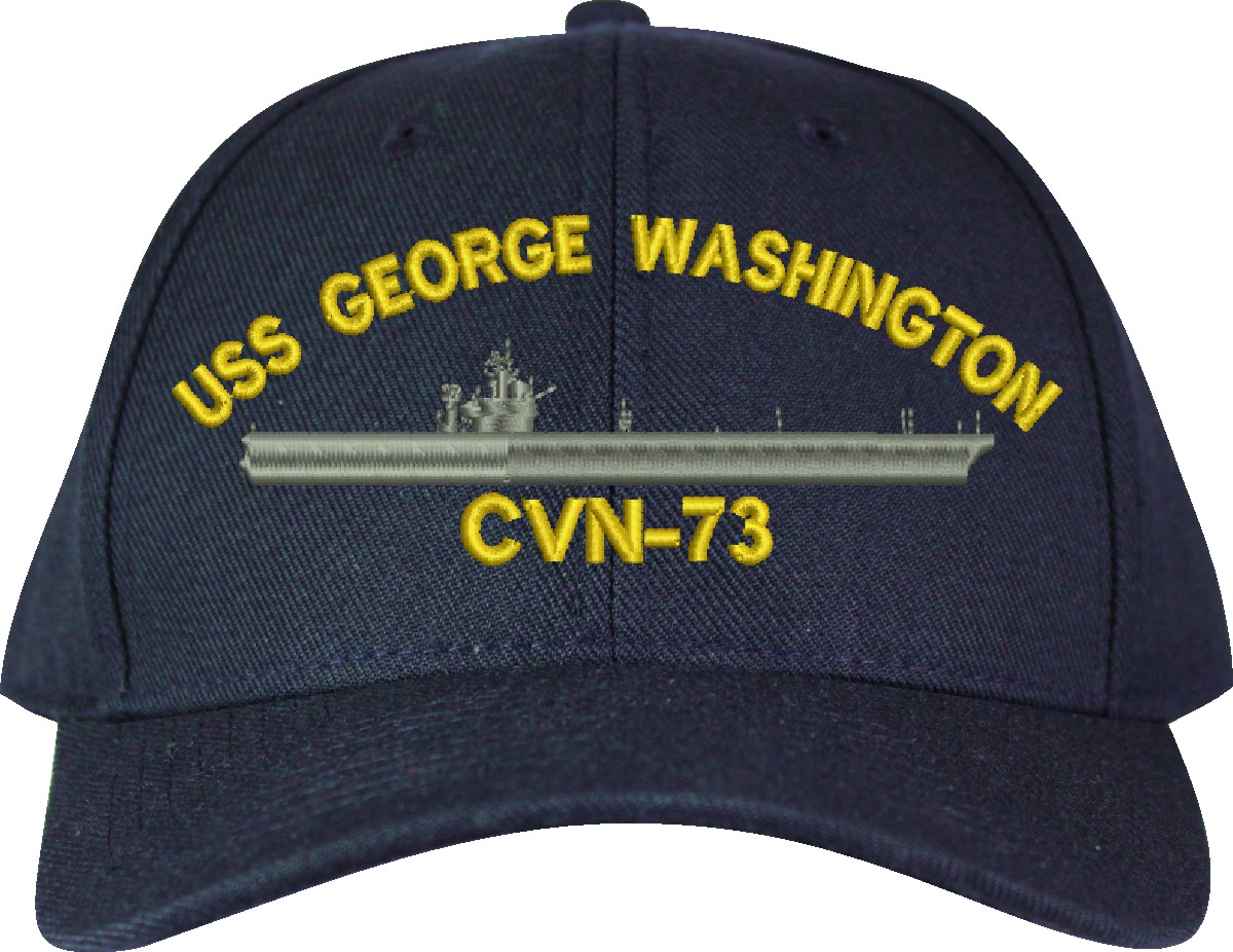 USS ジョージワシントン　USN USNAVY 識別帽子　cvn73 United States Navy USS George Washington CVN-73 Aircraft