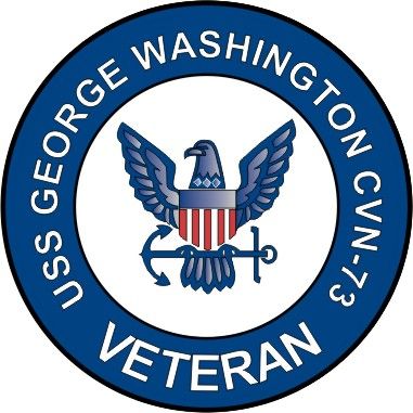 USS George Washington CVN-73 Veteran Decal Sticker
