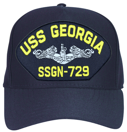 USS Georgia SSGN-729 Enlisted Navy Blue Ball Cap Hat