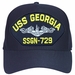 USS Georgia SSGN-729 Enlisted Navy Blue Ball Cap Hat