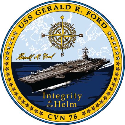 USS Gerald R. Ford CVN-78 Crest Decal