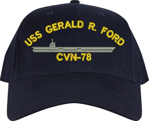 USS Gerald R. Ford CVN-78 Imported Cap