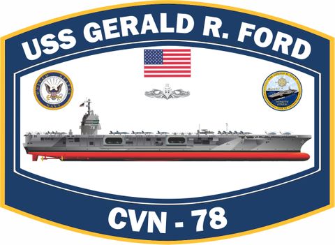 USS GERALD R. FORD DECAL