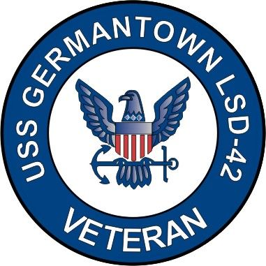 USS Germantown LSD-42 Veteran Decal Sticker