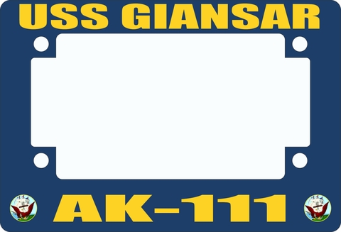USS Giansar AK-111 Motorcycle Frame