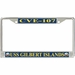 USS Gilbert Islands CVE-107 License Plate Frame