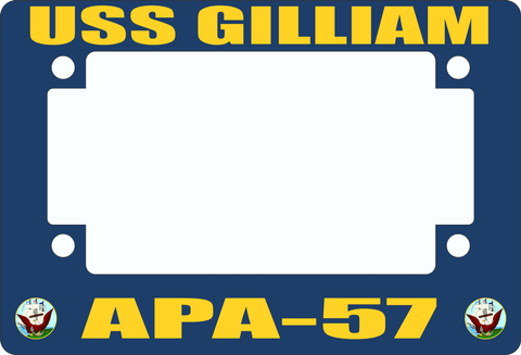 USS Gilliam APA-57 Motorcycle Frame