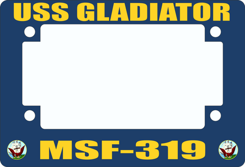 USS Gladiator MSF-319 Motorcycle Frame