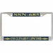 USS Glenard P. Lipscomb SSN-685 License Plate Frame