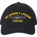 USS Glenard P Lipscomb SSN-685 with Dolphins Unstructured Dad Cap