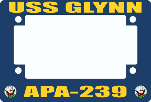 USS Glynn APA-239 Motorcycle Frame