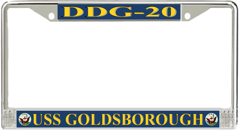 USS Goldsborough DDG-20 License Plate Frame