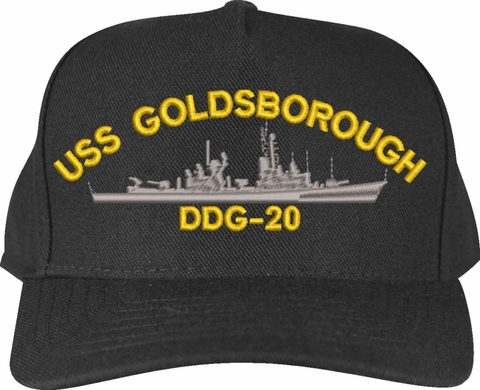 USS Goldsborough DDG-20 Ship Custom Embroidered Cap