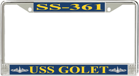 USS Golet SS-361 License Plate Frame