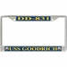 USS Goodrich DD-831 License Plate Frame